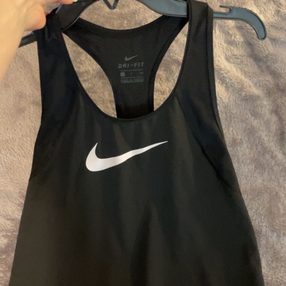 Black and Peach Nike Sports Tanks Women